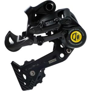 Box Four 8 Speed X-Wide Rear Derailleur Bicycles MTB Hanger Non-Direct Mount for Mountain Bike, Cycling Finished Matte Onyx Sealed Bearing Pulleys | Black