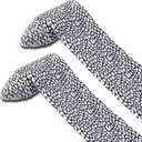 2 x 2 Pieces Christmas Village Accessories Christmas Village Street Mat Brick Road Decorations Snow Road Mat for Miniature Christmas Village Landscape Home Garden 4.7 x 78.74 Inch (Cobblestone Style)