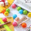 Aoriher 60 Pcs Motivational Stress Balls Quotes Inspirational Funny Colorful Foam Balls Bulk Hand Exercise Stress Relief Gift for Office Small Anxiety Toys for Encouraging(Multi Colors,Classic)