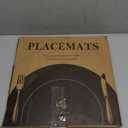 Noctiflorous Round Felt Placemats with Coasters Set of 6 Diameter 13 inch Non Slip Place Mats Heat Resistant Durable Tablemats Fall Table Decorations for Dining Table(Christmas Green, 6)