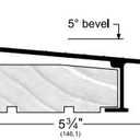 Aluminum Door Threshold with Vinyl and Aluminum Top, Mill Finish - 36 Inches