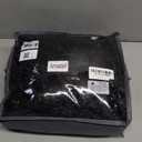 annadaif Plush Shaggy Duvet Cover, Black Fluffy Comforter Cover Set Full Size, Fuzzy Faux Fur Bedding Set with Zipper Closure, Luxury Ultra Soft 3 Pieces (1 Duvet Cover, 2 Pillowcases)