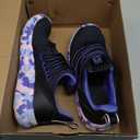 Adidas Unisex-Child Lite Racer Adapt 7.0 Sneaker (4 Big Kid, Black/Clear Pink/Cobalt Blue)