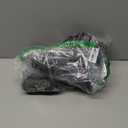 FRACORA Women's PU Leather Combat Boots Warm Fur Lined Black Ankle Booties Side Zipper White Boots Non-slip Winter Boots 39