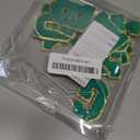 Morcheiong 26Pcs Self Adhesive Chenille Letter Patches A-Z, Chenille Letters for Clothing, Fabric, Shoes, Bags (Deep Green)