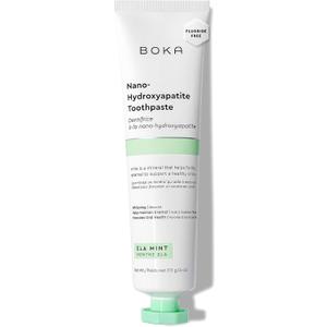 Boka Fluoride Free Toothpaste, Nano Hydroxyapatite Toothpaste, Appropriate for Sensitive Teeth - for Adult Oral Care - Ela Mint Flavor, 4 Fl Oz 1Pk US Manufactured