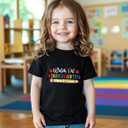 ArtJaroz Toddler First Day of Kindergarten Shirt for Girls Boys Kids 1st Day of School Shirts 2025 Back to School Tshirt Cotton 2T-8Y (Black)