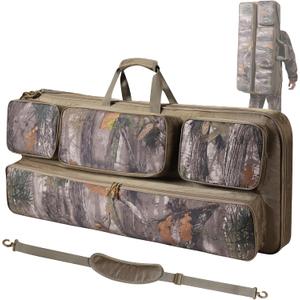 Soft Compound Bow Case, Archery Bag with Arrow Pockets and Adjustable Straps,Durable Compound Bow Backpack with Soft Padding and Zipper, Carrying Archery Case for Storge and Protection