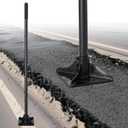 Tamper Tool: Heavy Duty 8"x 8" Steel Ground Tamper Tool for Garden Yard,58" Long Handle,Metal Hand Landscaping Tampers for Dirt,Soil,Concrete,Asphalt,Driveway Repairing,Pathway Ground Leveling