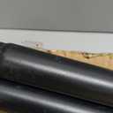 12FT Industrial Metal Stair Handrail, Round Pipe Stair Railing for Indoor/ Outdoor Steps, Wall Mount Support Staircase Handrails, 440LBS Load Capacity Hand Rails, Safety Grab Bar Porch Stairway Railing