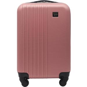 Travelers Club Cosmo Luggage, Rose Gold - 20 Inch, 20-Inch, 1-Piece