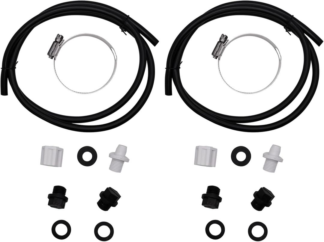 2-Pack CLX220GA CL220 Saddle Fitting&Tubing Kit Compatible with Hayward Chlorine Feeders