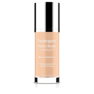 Neutrogena Hydro Boost Hydrating Tint Foundation Makeup for Dry Skin, with Hyaluronic Acid, Lightweight Oil-Free Water Gel, Non-Comedogenic 10 Classic Ivory, 1.0 fl. oz