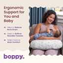 Boppy Nursing Pillow, Safe Ergonomic Breastfeeding & Baby Feeding Support