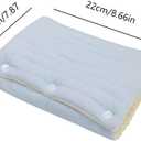 Baby Feeding Arm Pillow,Soft Cotton Bottle Nursing Arm Pillows for Newborn,Multifunctional Expandable,Portable and Washable,Ergonomic Nursing Essentials for Travel or Outdoor Use (Blue)