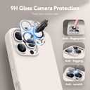 GONEZ Magnetic for iPhone 16 Pro Case, Compatible with MagSafe, [Screen Protector + Camera Lens Protector], Silicone Shockproof Anti-Scratch Protective Phone Case 6.3 inch, Stone