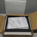 eletecpro 11x14 Floating Picture Frames Set of 2, Real Double Glass Picture Frames for Wall Mount, Vertical or Horizontal Display Multi-Size Photos and Artworks up to 11x14 Inches, Home Decor, Black