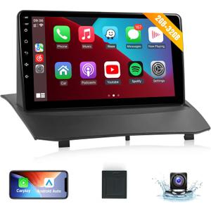 Naifay Android Car Radio for Ford Fiesta 2009 2010 2011 2012 2013 2014 with Wireless CarPlay Android Auto, 9inch Touch Screen for Ford Fiesta Car Stereo with Bluetooth/GPS/SWC/Split Screen/Camera