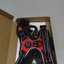 PHOEPET No Pull Dog Harnesses for Small Dogs Reflective Adjustable Front Clip Vest with Handle 2 Metal Rings 3 Buckles [Easy to Put on & Take Off](S, Red)