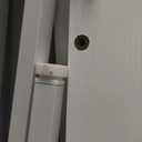 SUPERJARE Console Table with Outlet, 63 Inch Sofa Table with Charging Station, Narrow Entryway Table, Skinny Hallway Table, Behind Couch Table, for Living Room, Plants, White (7.9"D x 63"W x 31.5"H) White