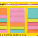 Post-it Super Sticky Notes, 15 Sticky Note Pads, Multi-Size., Ideal for Organization in Your Dorm, Home or Office, 2X The Sticking Power, Supernova Neons Collection