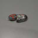 Mirage Pet Products Pretty Paisley Bandana Pet Collar, Size 20, Black/Red