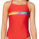 Speedo Women's Swimsuit One Piece Endurance The One Printed Team Colors, 32