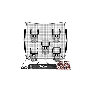 YNSZAS Football Throwing Target Net, Upgraded Weather Football Training Equipment Accessories (Only Net)