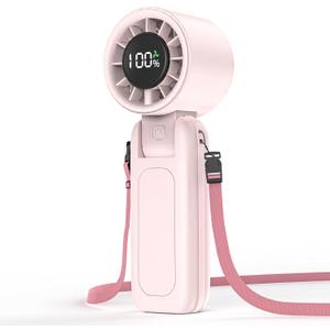4 in 1 Portable Handheld Turbo Fan, 9000RPM High-Speed Mini, 180 Foldable, 1-100 Speeds, Up to 15H Use, 5000mAh Battery, Powerful Personal Cooling, Hand Held Fan for Travel, Indoor & Outdoor 4 in 1 Portable Handheld Turbo Fan, 9000RPM High-Speed Mini, 180 Foldable, 1-100 Speeds, Up to 15H Use, 5000mAh Battery, Powerful Personal Cooling, Hand Held Fan for Travel, Indoor & Outdoor