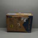 HOMLAND Walkers for Seniors with Seat, Foldable Rollator Walker, Reinforced Aluminum Frame, 8" Big Rubber Wheels for All Terrain, Height Adjustable Lightweight Rolling Walker (400 Pound, Blue)