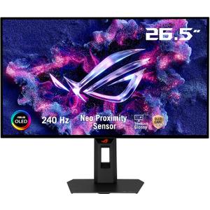 ASUS ROG Strix 27 OLED Gaming Monitor (XG27AQDMGR) - 27-inch (26.5-inch viewable) 1440p TrueBlack Glossy, 240 Hz, Neo Proximity Sensor, OLED Care Pro, ELMB, DisplayWidget Center