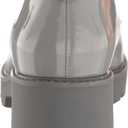 Naturalizer Women's Darry Loafer (12 Wide, Titanium Grey Patent)