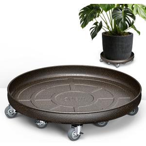 HOLKIE 20" Plant Stand with Wheels丨Total Capacity 480 lbs