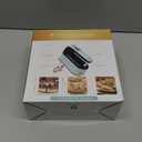 9-Speed Digital Hand Mixer Electric, 400W Powerful DC Motor, Hand Mixer Electric Handheld with Snap-On Storage Case, 5 Stainless Steel Accessories, Beaters, Dough Hooks, Whisk(Ice Blue/Black)