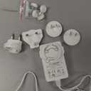 15.6 Inch Family Digital Calendar - Chore Chart, Meal Planner, Photo Display, FHD Interactive Touchscreen with LED Reminder, Wall & Desk Mount Smart Electronic Planner (White)