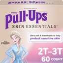 Pull-Ups Girls' Skin Essentials Potty Training Pants, Training Underwear, 2T-3T (16-34 lbs), 60 Ct
