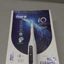 Oral-B iO Series 5 Rechargeable Electric Toothbrush with Visible Pressure Sensor to Protect Gums, 2 Minute Timer, 5 Cleaning Settings, 1 Replacement Toothbrush Heads, and Travel Case, White