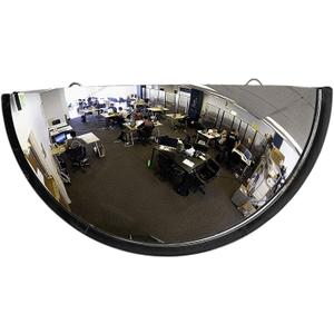 32" Acrylic Half Dome Security and Blind Spot Mirror for Parking, Garage, Store, Warehouse, Office and More- Vision Metalizers
