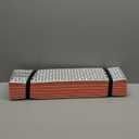 Ultralight Foam Sleeping Pad, Waterproof Closed Cell Foam Pad for Superior Insulation, Folding Sleeping Mat for Compact Storage, Foldable and Portable for Hiking and Camping (Orange)