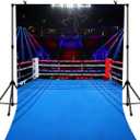 5x7ft Boys Birthday Party Photography Backdrop Boxing Ring Background for Children Men Portrait Birthday Party Banner Photo Booth Studio Props