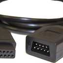 2 x SN-RIGGOR 2-Pack 1.8m 9 Pin Extension Cord Cable for Sega Genesis MD Mega Drive Controlle Extension Sega Genesis 2/3 Controller