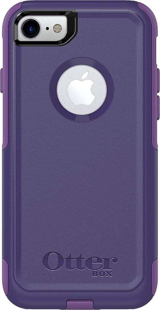 OtterBox Commuter Series Case for iPhone SE (3rd & 2nd gen) & iPhone 8/7 (Only) - Non-Retail Packaging - (Hopeline Purple)