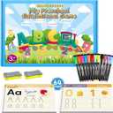 QianShouYan Preschool Learning Activities - Tracing Books for Kids Ages 3-5 - Toddler Handwriting Practice - Letter Tracing for Kids Preschool Kindergarten Workbooks 3-4, 4-5 - Learning Books for 3-4 Year Olds