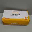 REVIX Microwavable Booties and Feet Warmers for Women & Men, Microwave Heated Foot Warmer with Flaxseed Moist Heat for Cold Feet, Gray, L