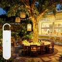 33FT 100 LED Fairy Lights String With Hook, Rechargeable 450mAh Battery Operated String Lights Build in Remote & Timer, IP65 and Dual Power for Indoor Outdoor Bedroom Garden Christmas Party Decor