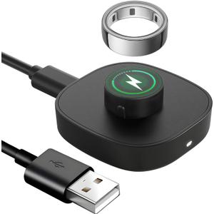 Compatible with Oura Ring Gen 4 Charger, Fast Charging Dock and USB-C Cable for Oura Gen 4 (NOT Compatible with Oura Ring 3) (Size 9)
