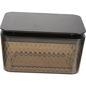 1pc Practical Wet Tissue Storage Box with Lid Versatile Napkin Holder for Home Office Hotel Restaurant Elegant Design for Towels and Masks