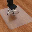 Amyracel Extra Large Office Chair Mat for Hardwood Floor- 45" x 53" Clear Computer Desk Chair Floor Mat for Hard Wood/Tile Floors, Easy Glide Floor Protector Mat for Rolling Chairs at Home or Work, 45" x 53" Rectangular