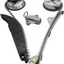 Timing Chain Kit with VVT Camshaft Sprocket for Hyundai Elantra 2017-2020, Kona 2018-2021, Veloster 2019-2021,for Kia Forte 2017-2022 2.0L 243502E700 243702E020 Intake & Exhaust Sprocket