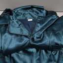 Green Satin Pajama Short Set, Size XL